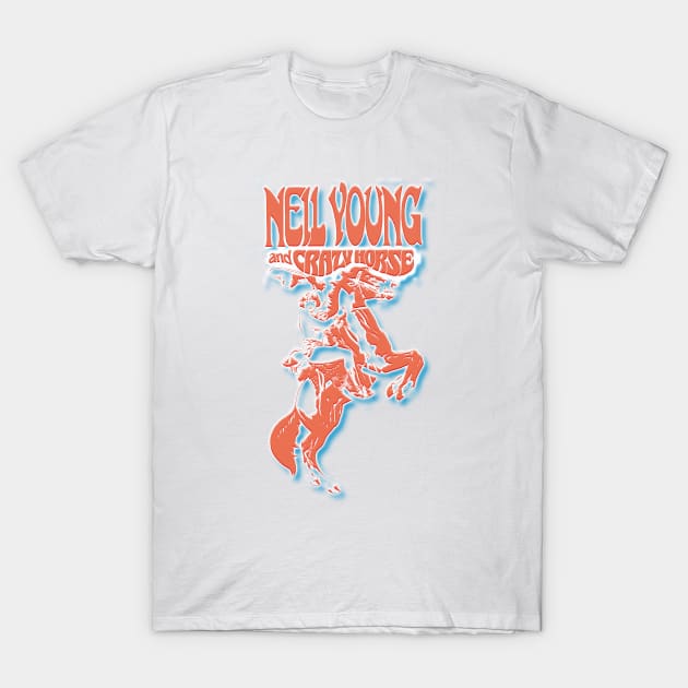 Retro Neil Young T-Shirt by Kishiton